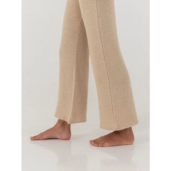 Indigo Luna Helga Pants Almond Medium 100% Organic Cotton Yoga Pants - Picture 7 of 16